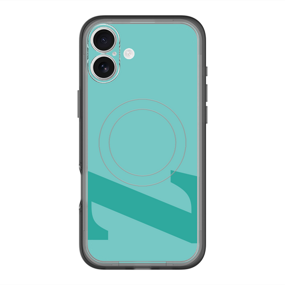 スリムプロテクションプレミアムケース with MagSafe［ オリジナル - initial color - Z light green ］