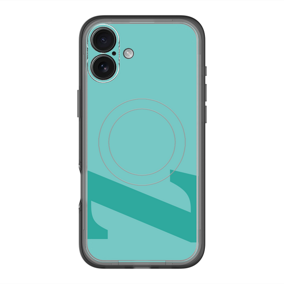 スリムプロテクションプレミアムケース with MagSafe［ オリジナル - initial color - Z light green ］