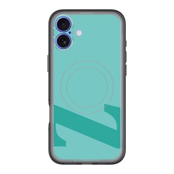 スリムプロテクションプレミアムケース with MagSafe［ オリジナル - initial color - Z light green ］