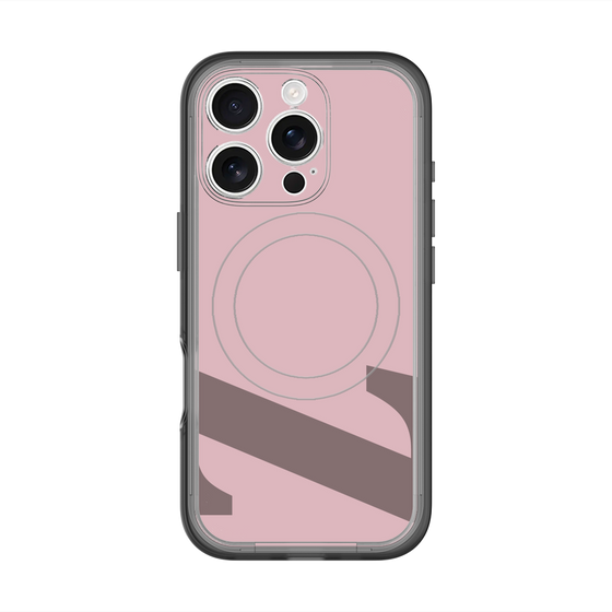 スリムプロテクションプレミアムケース with MagSafe［ オリジナル - initial color - Z dusty pink ］