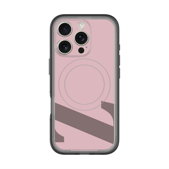 スリムプロテクションプレミアムケース with MagSafe［ オリジナル - initial color - Z dusty pink ］