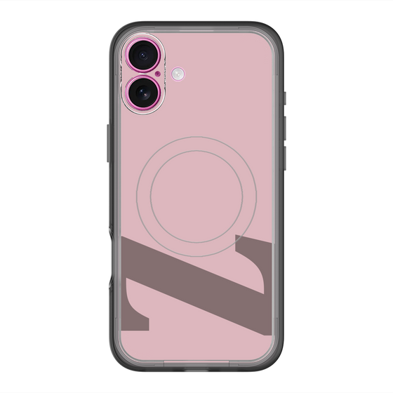 スリムプロテクションプレミアムケース with MagSafe［ オリジナル - initial color - Z dusty pink ］