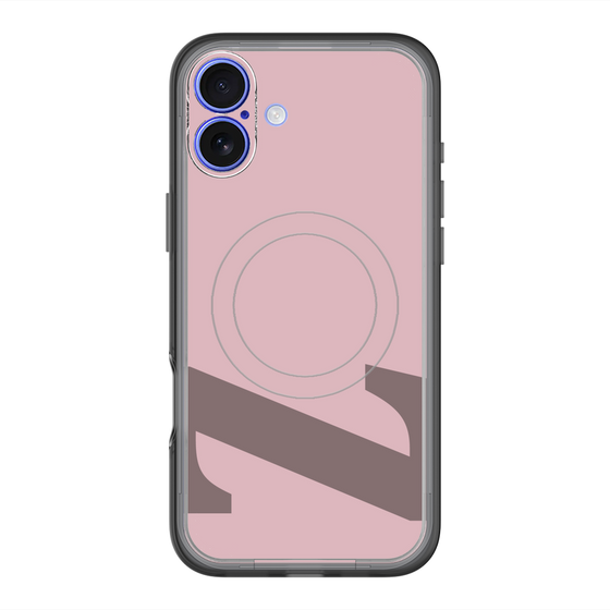 スリムプロテクションプレミアムケース with MagSafe［ オリジナル - initial color - Z dusty pink ］