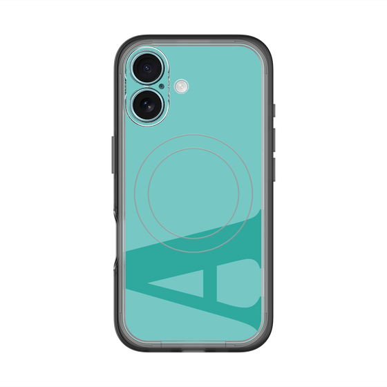 スリムプロテクションプレミアムケース with MagSafe［ オリジナル - initial color - A light green ］
