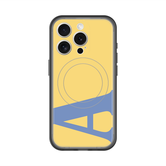 スリムプロテクションプレミアムケース with MagSafe［ オリジナル - initial color - A yellow ］