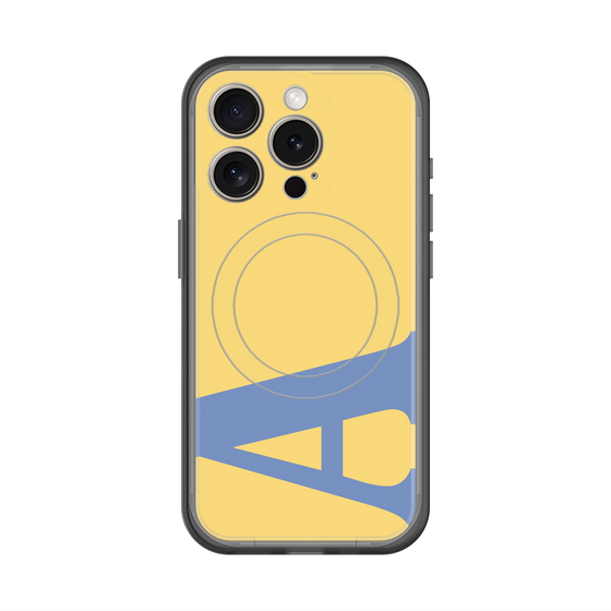 スリムプロテクションプレミアムケース with MagSafe［ オリジナル - initial color - A yellow ］