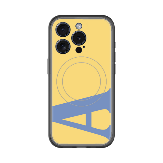 スリムプロテクションプレミアムケース with MagSafe［ オリジナル - initial color - A yellow ］