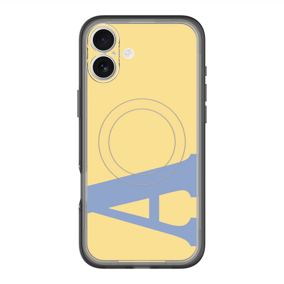 スリムプロテクションプレミアムケース with MagSafe［ オリジナル - initial color - A yellow ］