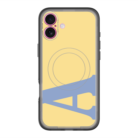 スリムプロテクションプレミアムケース with MagSafe［ オリジナル - initial color - A yellow ］