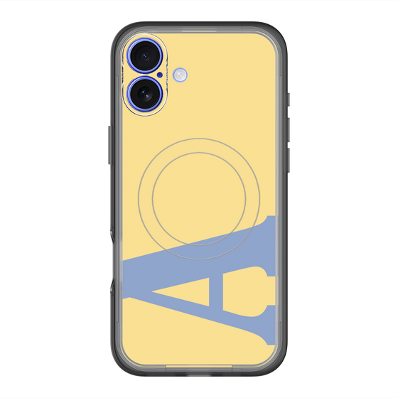 スリムプロテクションプレミアムケース with MagSafe［ オリジナル - initial color - A yellow ］