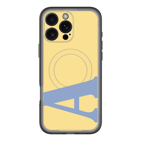 スリムプロテクションプレミアムケース with MagSafe［ オリジナル - initial color - A yellow ］