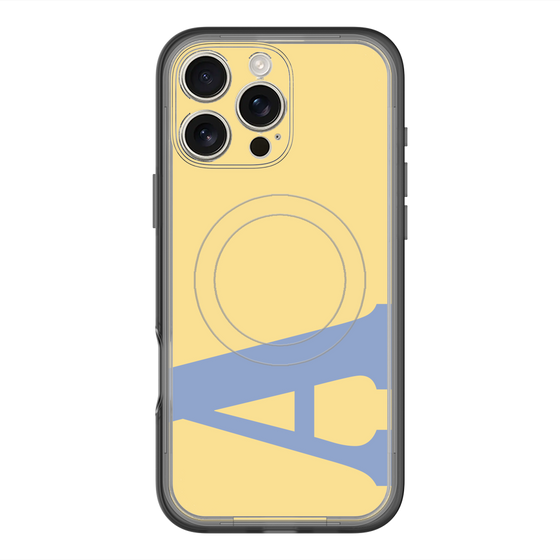 スリムプロテクションプレミアムケース with MagSafe［ オリジナル - initial color - A yellow ］