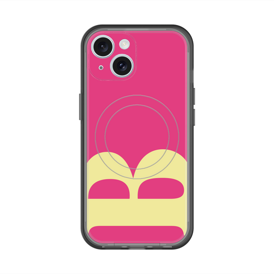 スリムプロテクションプレミアムケース with MagSafe［ オリジナル - initial color - B pink ］