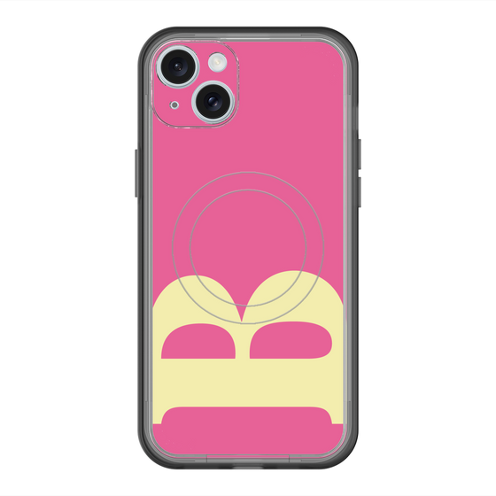 スリムプロテクションプレミアムケース with MagSafe［ オリジナル - initial color - B pink ］