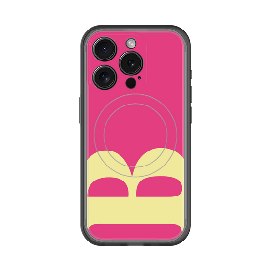 スリムプロテクションプレミアムケース with MagSafe［ オリジナル - initial color - B pink ］