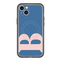 スリムプロテクションプレミアムケース with MagSafe［ オリジナル - initial color - B navy ］