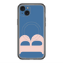 スリムプロテクションプレミアムケース with MagSafe［ オリジナル - initial color - B navy ］