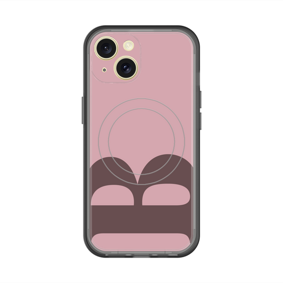 スリムプロテクションプレミアムケース with MagSafe［ オリジナル - initial color - B dusty pink ］