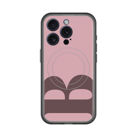 スリムプロテクションプレミアムケース with MagSafe［ オリジナル - initial color - B dusty pink ］