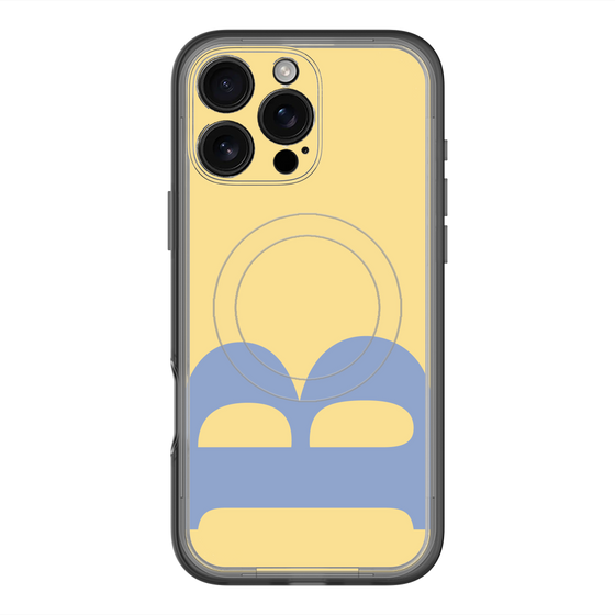スリムプロテクションプレミアムケース with MagSafe［ オリジナル - initial color - B yellow ］