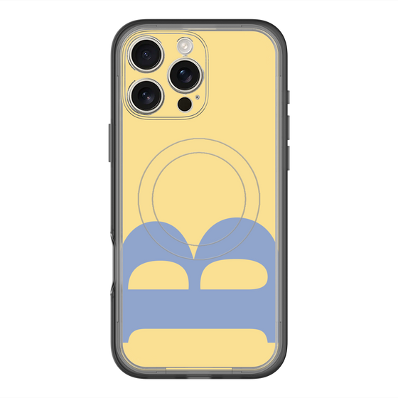 スリムプロテクションプレミアムケース with MagSafe［ オリジナル - initial color - B yellow ］