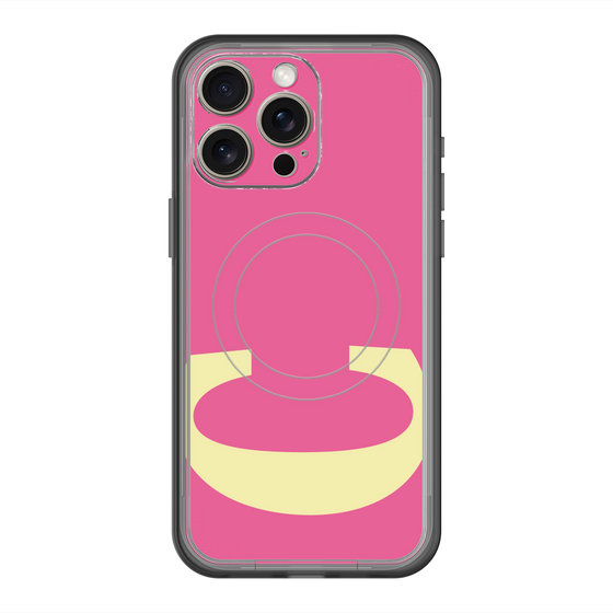 スリムプロテクションプレミアムケース with MagSafe［ オリジナル - initial color - C pink ］