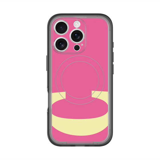 スリムプロテクションプレミアムケース with MagSafe［ オリジナル - initial color - C pink ］