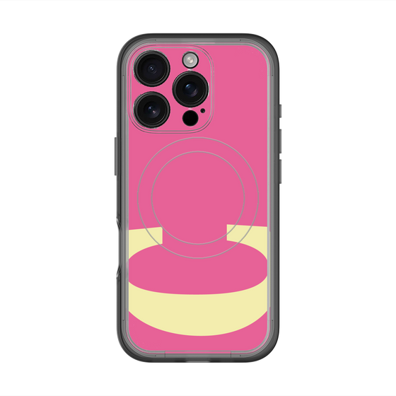 スリムプロテクションプレミアムケース with MagSafe［ オリジナル - initial color - C pink ］