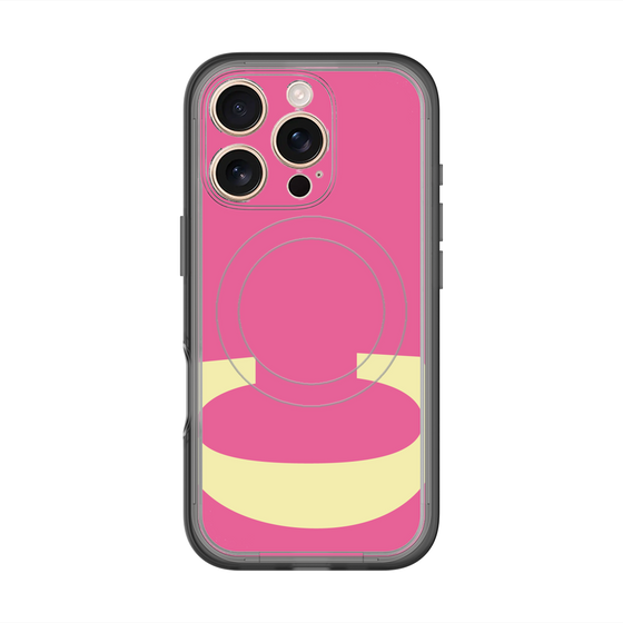 スリムプロテクションプレミアムケース with MagSafe［ オリジナル - initial color - C pink ］