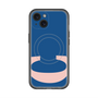 スリムプロテクションプレミアムケース with MagSafe［ オリジナル - initial color - C navy ］