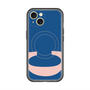スリムプロテクションプレミアムケース with MagSafe［ オリジナル - initial color - C navy ］