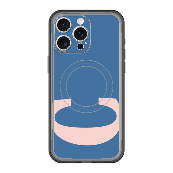 スリムプロテクションプレミアムケース with MagSafe［ オリジナル - initial color - C navy ］