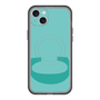 スリムプロテクションプレミアムケース with MagSafe［ オリジナル - initial color - C light green ］