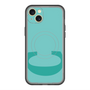 スリムプロテクションプレミアムケース with MagSafe［ オリジナル - initial color - C light green ］