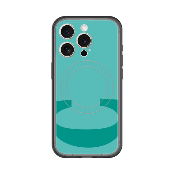 スリムプロテクションプレミアムケース with MagSafe［ オリジナル - initial color - C light green ］