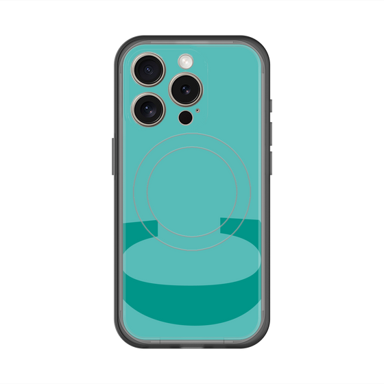 スリムプロテクションプレミアムケース with MagSafe［ オリジナル - initial color - C light green ］