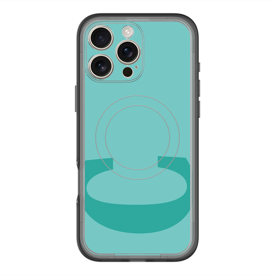 スリムプロテクションプレミアムケース with MagSafe［ オリジナル - initial color - C light green ］