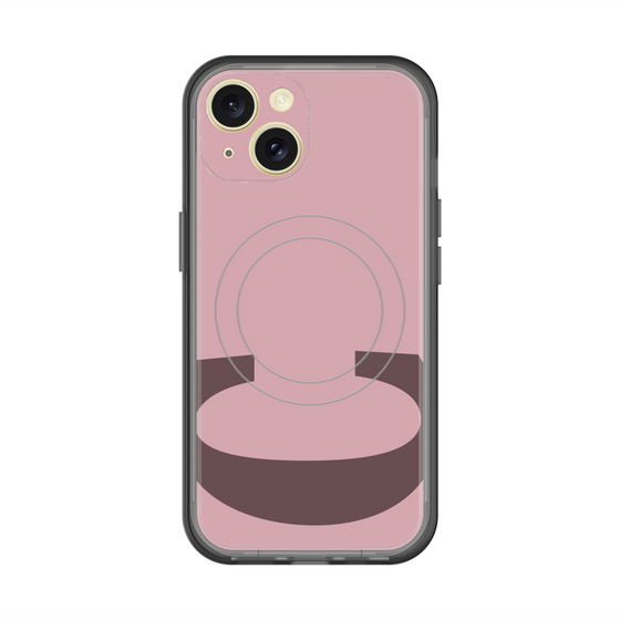 スリムプロテクションプレミアムケース with MagSafe［ オリジナル - initial color - C dusty pink ］
