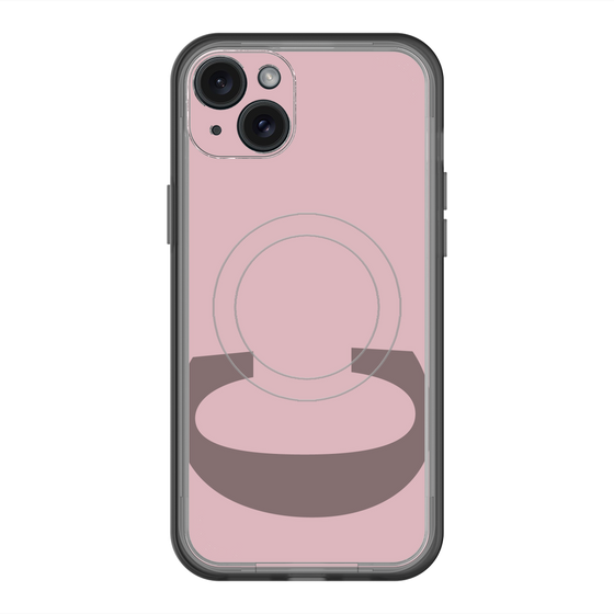 スリムプロテクションプレミアムケース with MagSafe［ オリジナル - initial color - C dusty pink ］