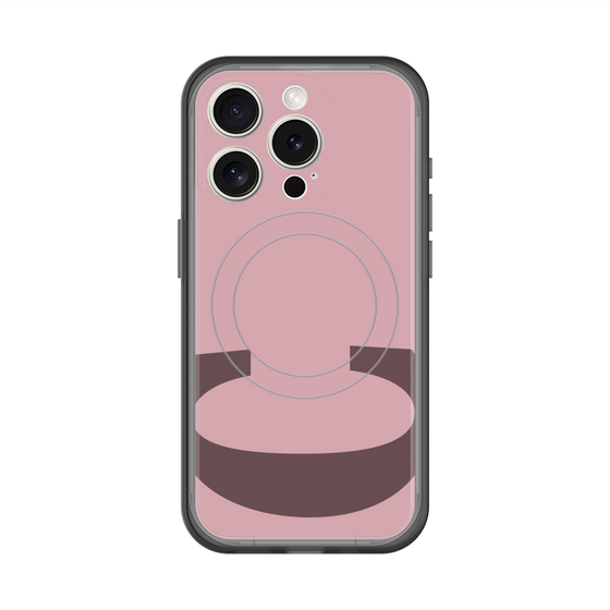 スリムプロテクションプレミアムケース with MagSafe［ オリジナル - initial color - C dusty pink ］