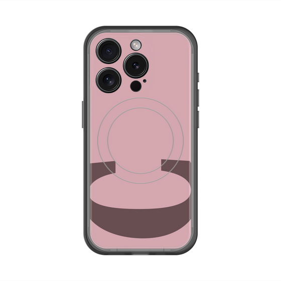スリムプロテクションプレミアムケース with MagSafe［ オリジナル - initial color - C dusty pink ］