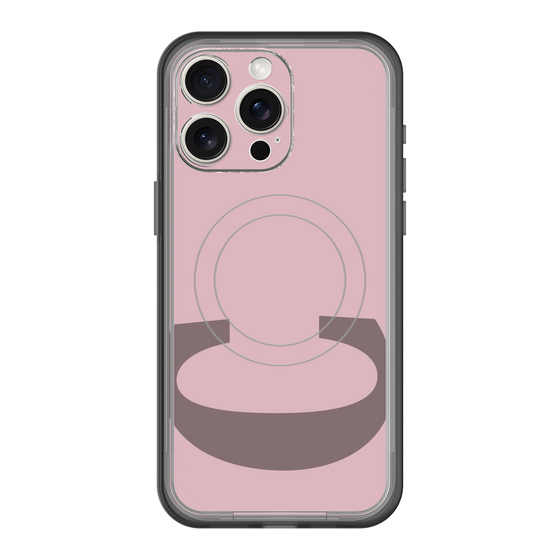 スリムプロテクションプレミアムケース with MagSafe［ オリジナル - initial color - C dusty pink ］
