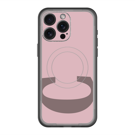 スリムプロテクションプレミアムケース with MagSafe［ オリジナル - initial color - C dusty pink ］