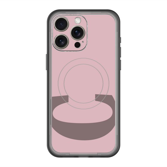 スリムプロテクションプレミアムケース with MagSafe［ オリジナル - initial color - C dusty pink ］