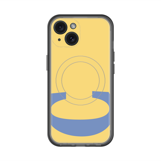 スリムプロテクションプレミアムケース with MagSafe［ オリジナル - initial color - C yellow ］