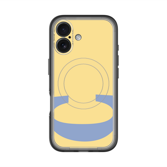 スリムプロテクションプレミアムケース with MagSafe［ オリジナル - initial color - C yellow ］