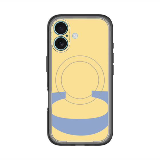 スリムプロテクションプレミアムケース with MagSafe［ オリジナル - initial color - C yellow ］