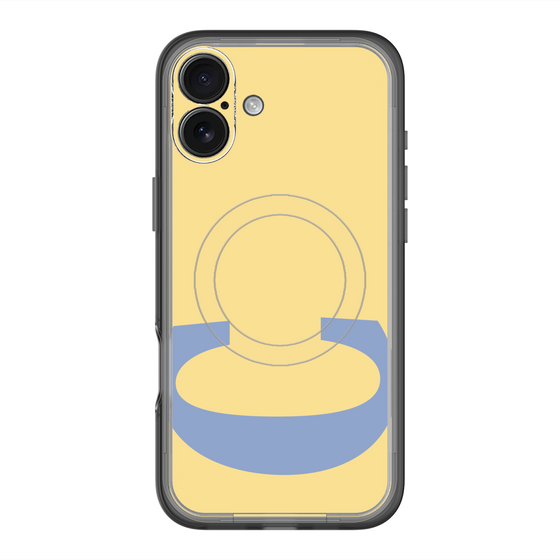 スリムプロテクションプレミアムケース with MagSafe［ オリジナル - initial color - C yellow ］