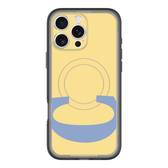 スリムプロテクションプレミアムケース with MagSafe［ オリジナル - initial color - C yellow ］