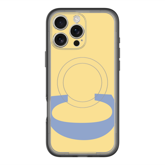 スリムプロテクションプレミアムケース with MagSafe［ オリジナル - initial color - C yellow ］